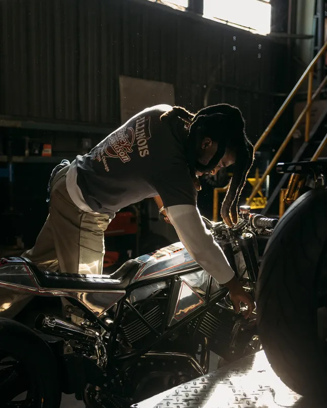 Shaboozey x Harley Davidson
