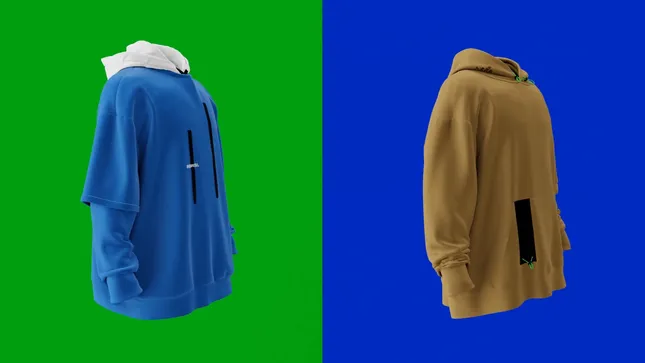 RBRSL 3D Clothing animation set