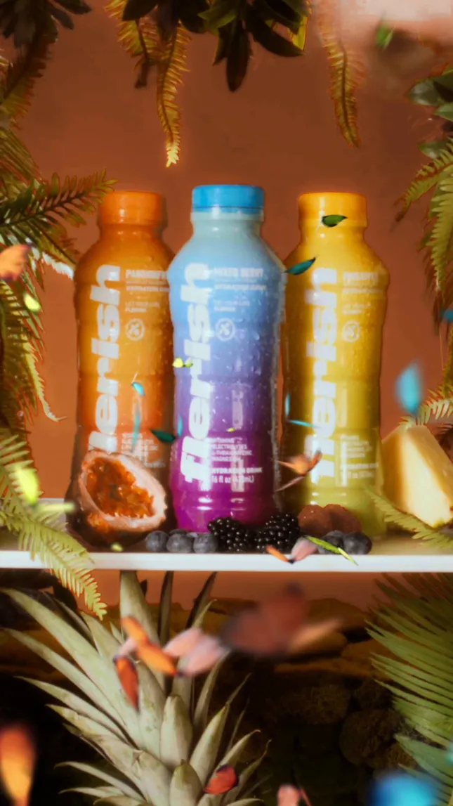 Flerish. Hydration drink ad