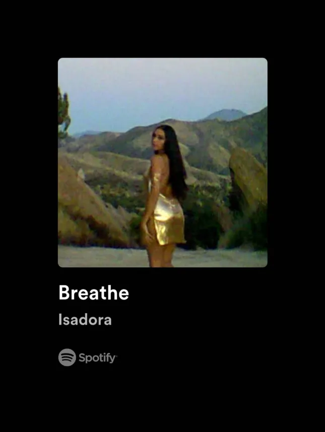 Isadora - “Breathe” Cover Art