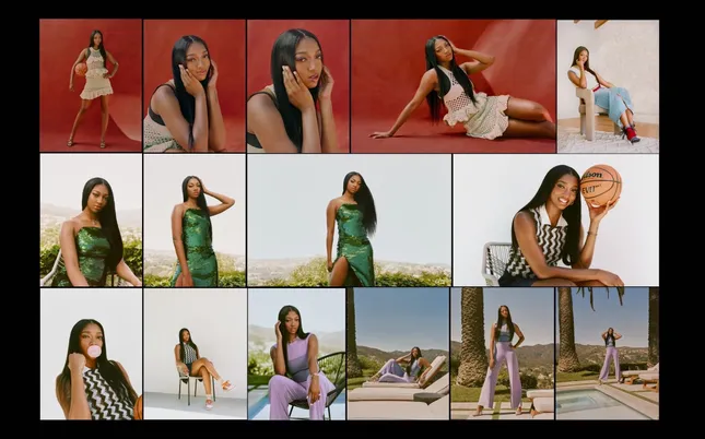 Angel Reese for Teen Vogue