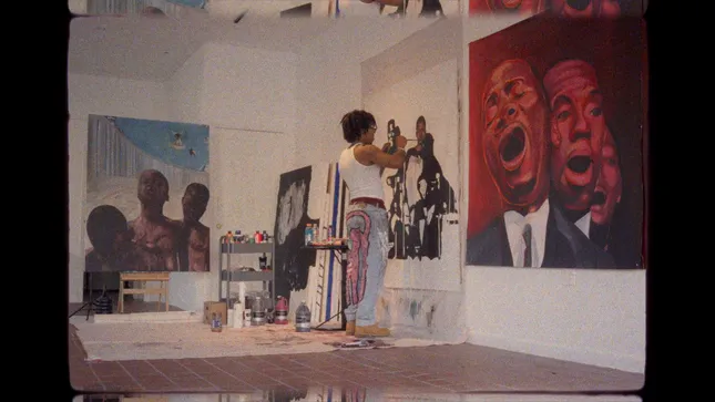 16mm emulation edit of Painting with Jah 🖼️