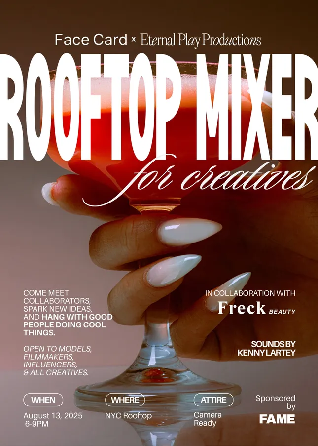 Face Card x Eternal Play Invite Design