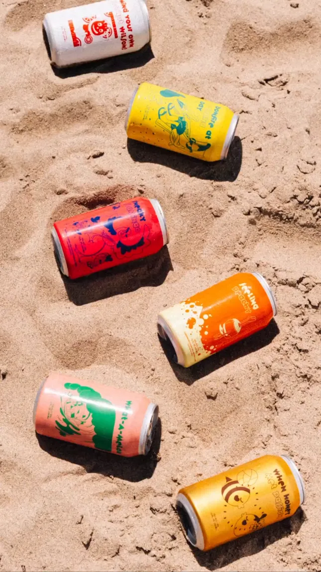 Rosewood Miramar Beach: Canned Cocktail Illustrations