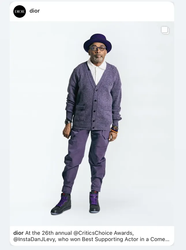 Spike Lee for Dior : Critics Choice Awards
