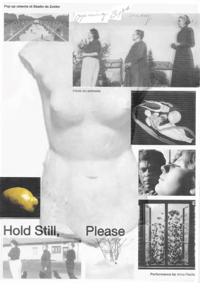 Pop-up cinema event poster and program design