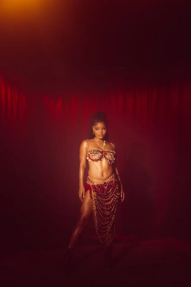 Lens on Halle Bailey for the rollout of her new single “Because I Love You”