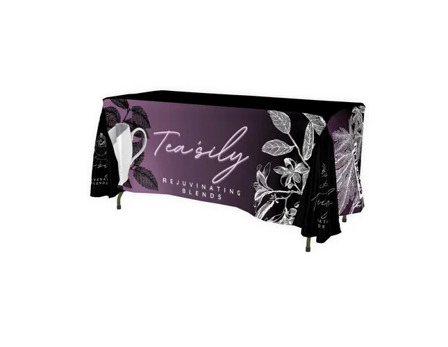 Table Cloth Design for Tea Company