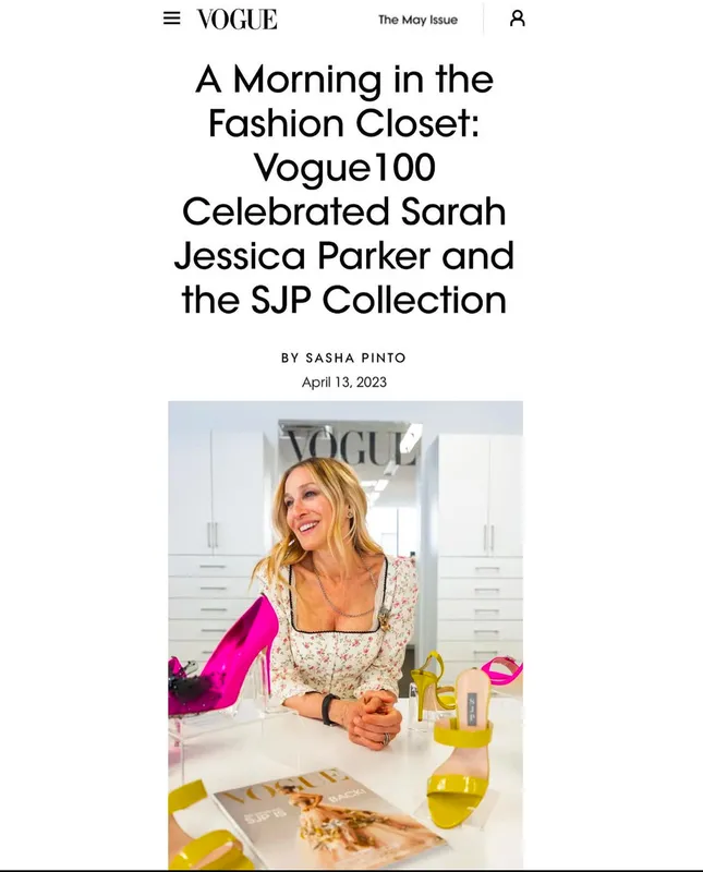 Sarah Jessica Parker for Vogue