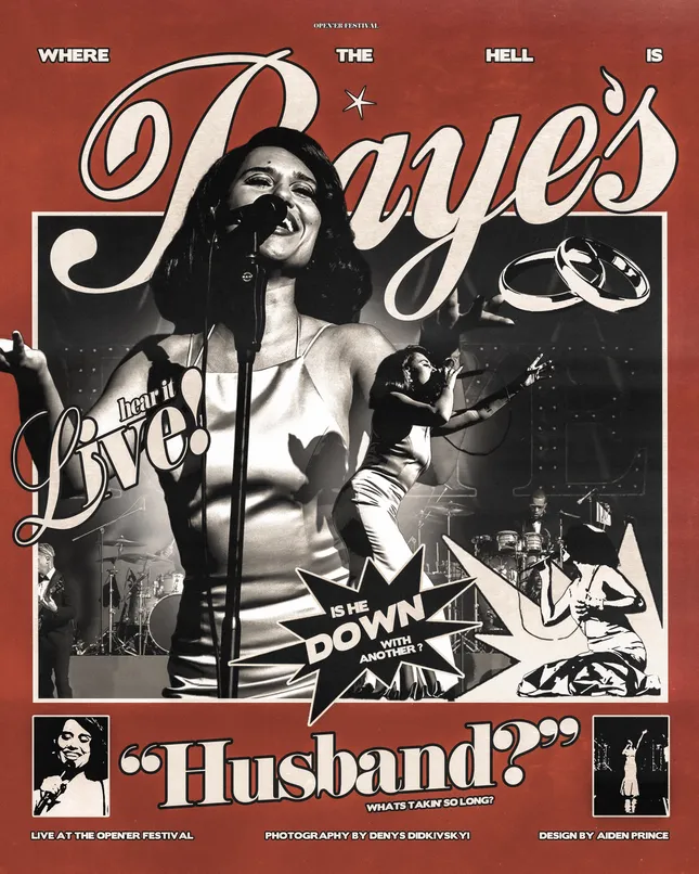 CONCEPT: WHERE IS MY HUSBAND RAYE