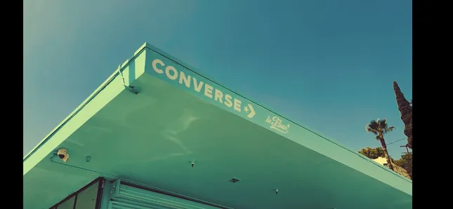 Le FLUER x Converse Pop Up Event Specs Advertisement