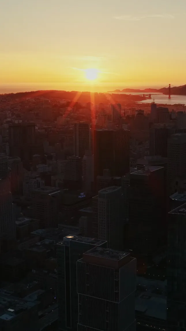 San Francisco shot on DJI Mavic 4