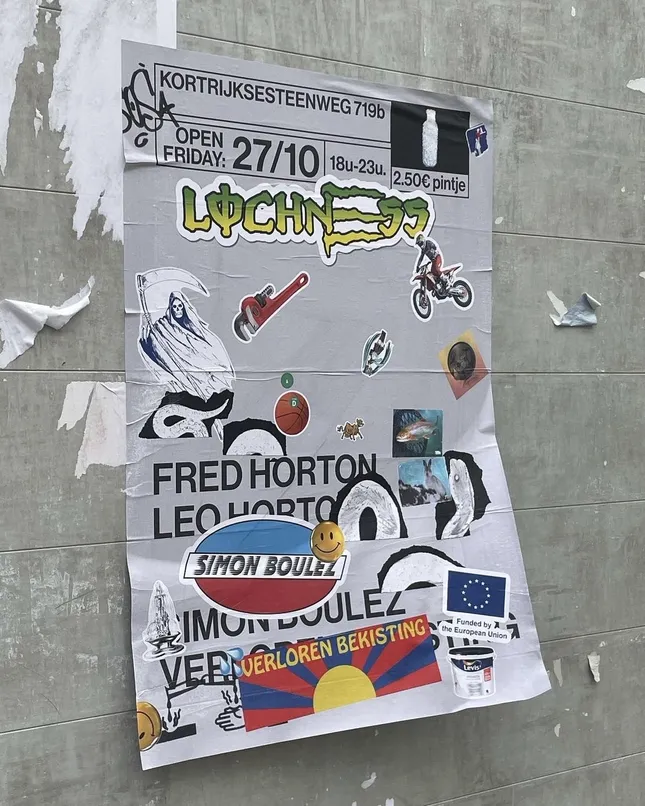 Lochness – Ghent, Belgium Open Space Exhibition Poster