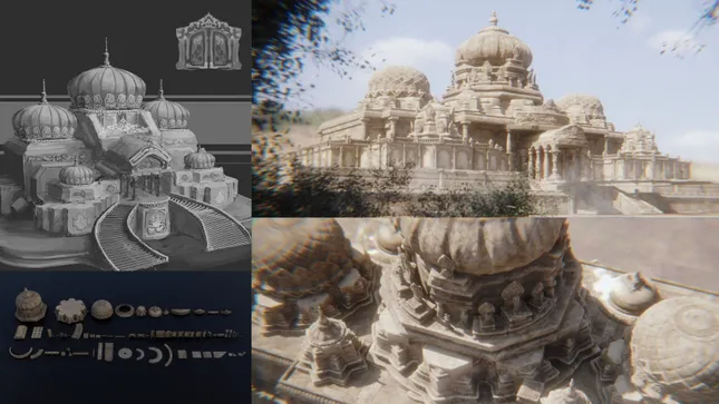 Temple Of Gods _ Environment Modeling