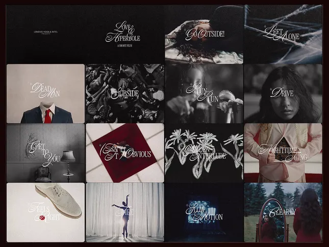 Title Design for Alessia Cara 'Love and Hyperbole: A Short Film'