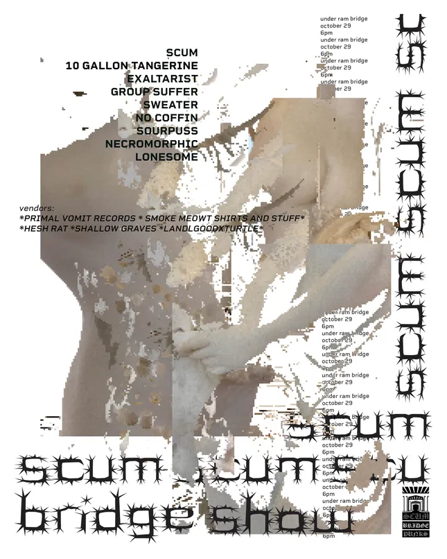 SCUM Bridge Show Poster Design