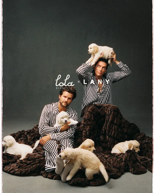 Lola Blankets x LANY Campaign