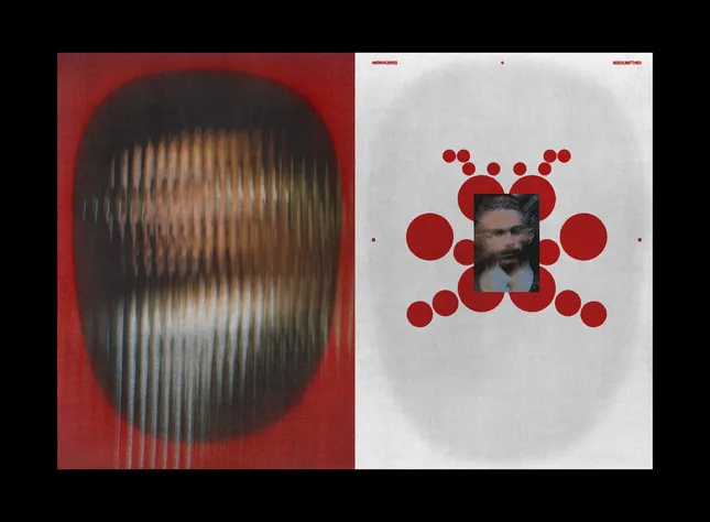 Dajak - Exhibition - Diptych Artwork (Red) #2