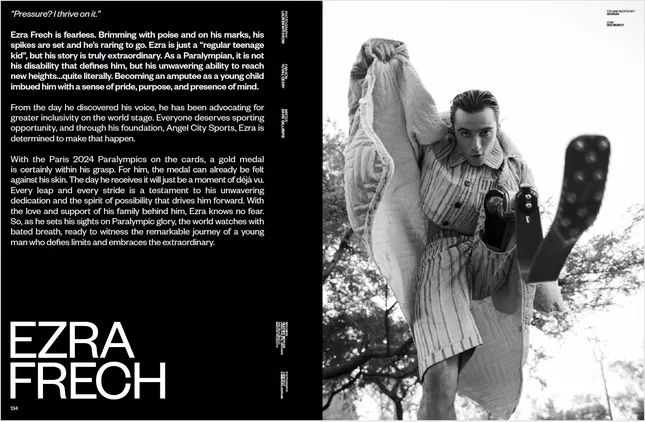 Boys by Girls Print Issue 16 x Ezra Frech