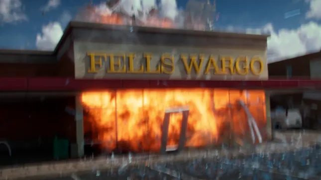 Bank Explosion VFX Shot