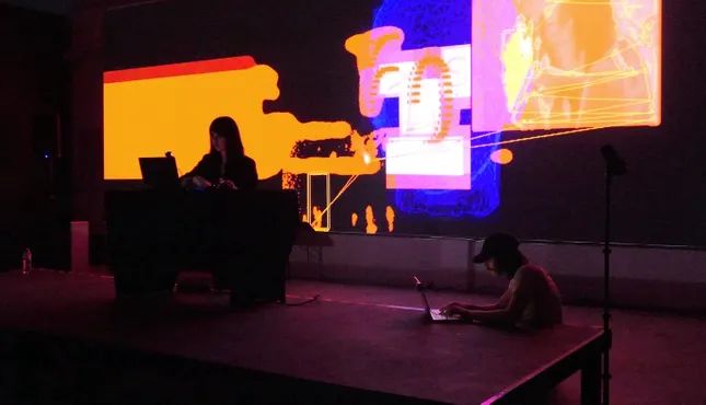 Spectra Synthesis Live AV Performance with c_robo_
