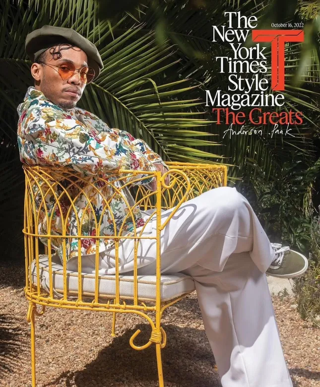 Anderson Paak for T Magazine