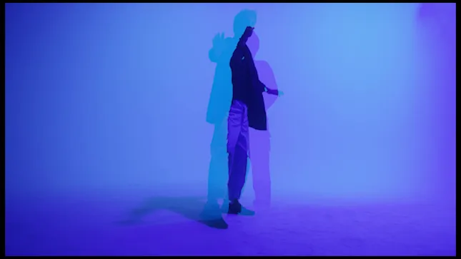 Dancing in the neon lights