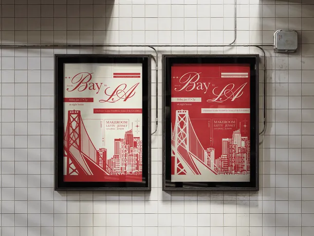BAY2LA Event Poster