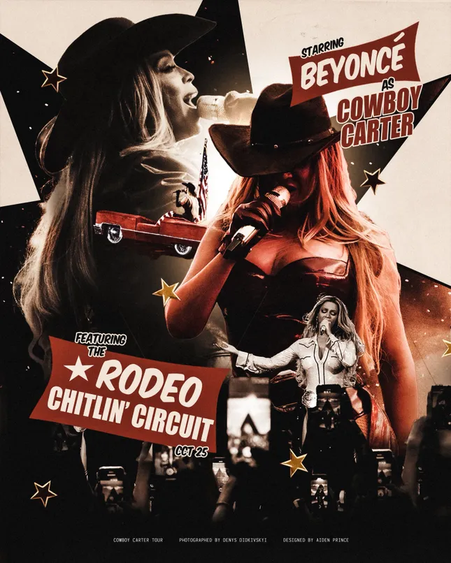 COWBOY CARTER TOUR: Poster with Denys Didkivskyi