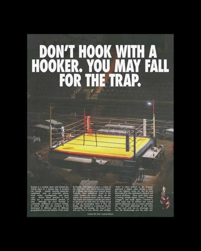 Don’t Hook With A Hooker (2024), Poster Design