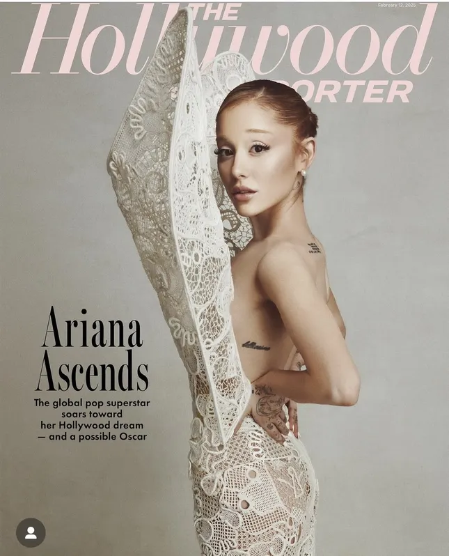 Ariana Grande cover shoot The Hollywood Reporter