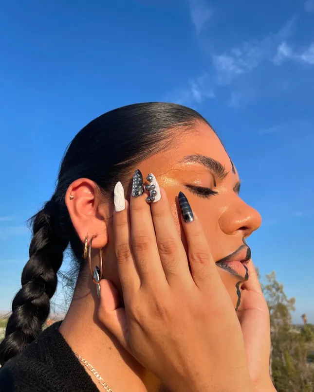Beyond the Veil-nail art
