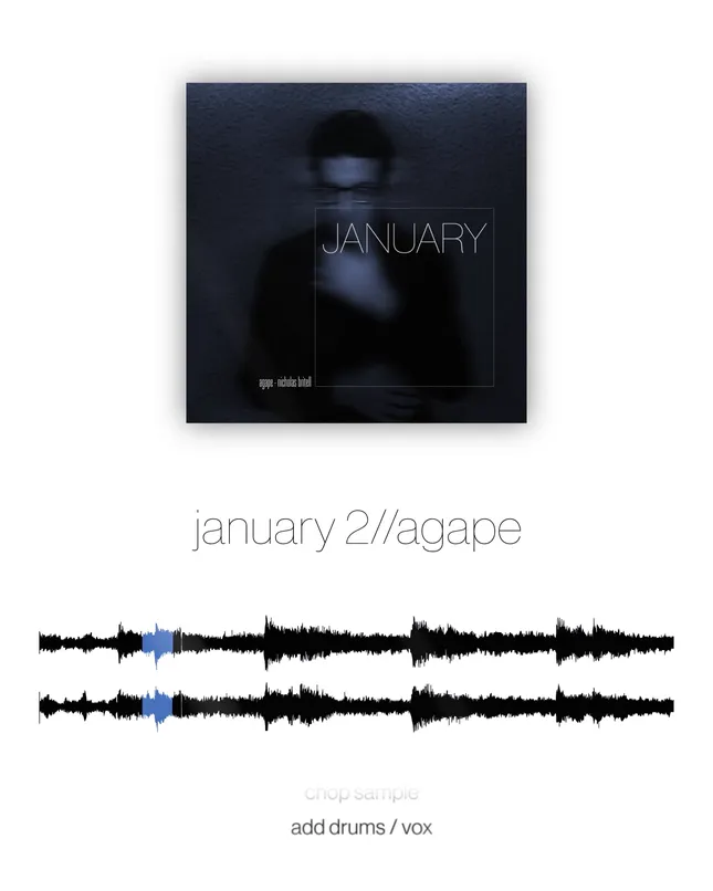 JANUARY audio visualization