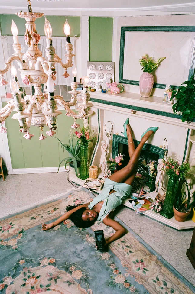 Courtni Poe at home
