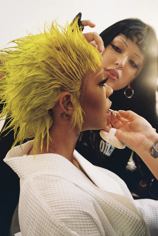 bts for Fenty puma & Rico Nasty