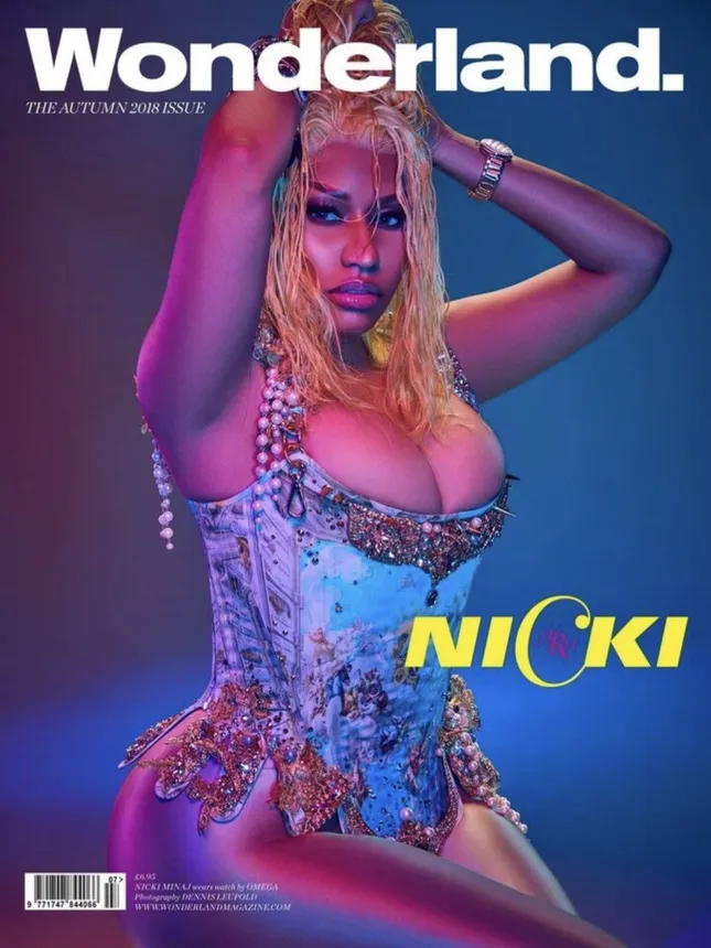 Nicki Minaj cover for Wonderland magazine