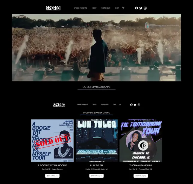 SPKRBX WEB REDESIGN