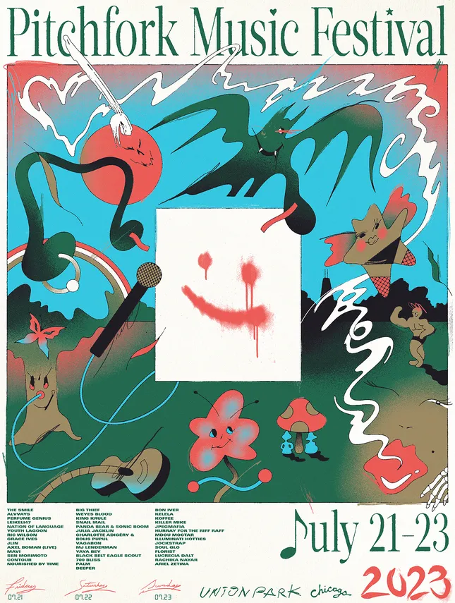 PITCHFORK MUSIC FEST POSTER