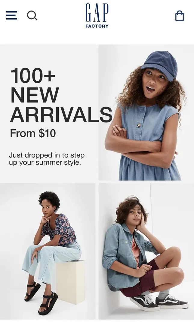 Gap Factory Summer