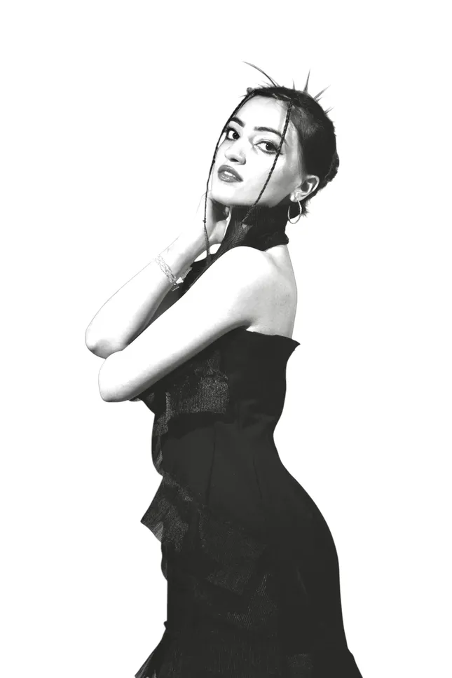 Photoshoot with a college fashion designer