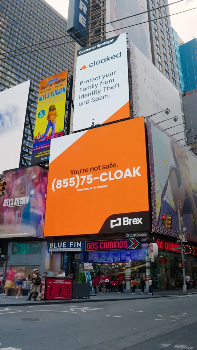 Cloaked - Time Square Launch