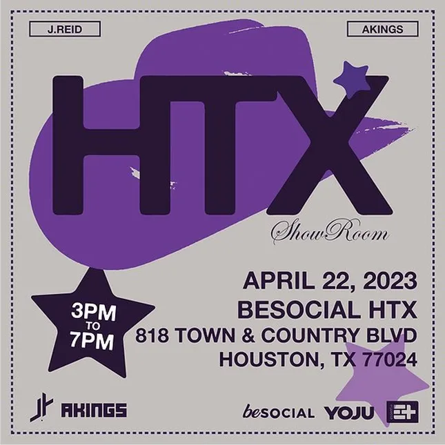 J. Reid x AKINGS BeSocial Houston Showroom