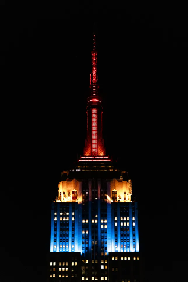 Empire State Building for The Christopher & Dana Reeve Foundation