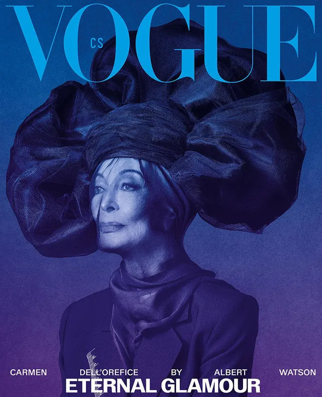 Vogue Czechoslovakia: Albert Watson x Carmen Dell’Orefice