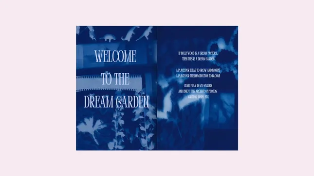 The Dream Garden booklet