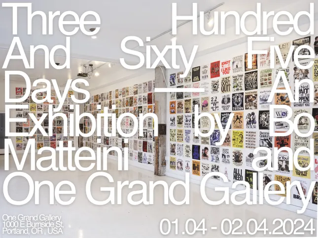 Three Hundred and Sixty-Five Days Exhibition 01.04.2022 - 01.04.2023