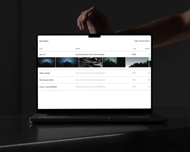 Nabil Ettahir / Brand Identity & Website