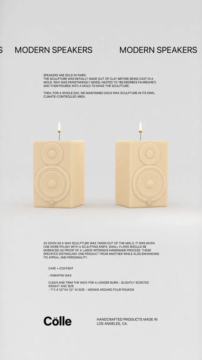 Collë: Modern Speakers