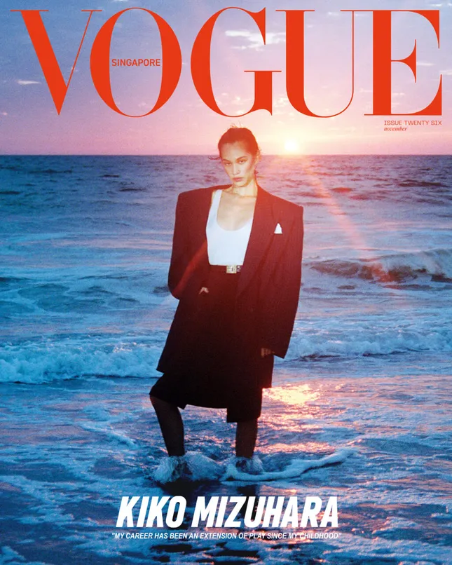 Kiko Mizuhara for Vogue Singapore by Petra Collins