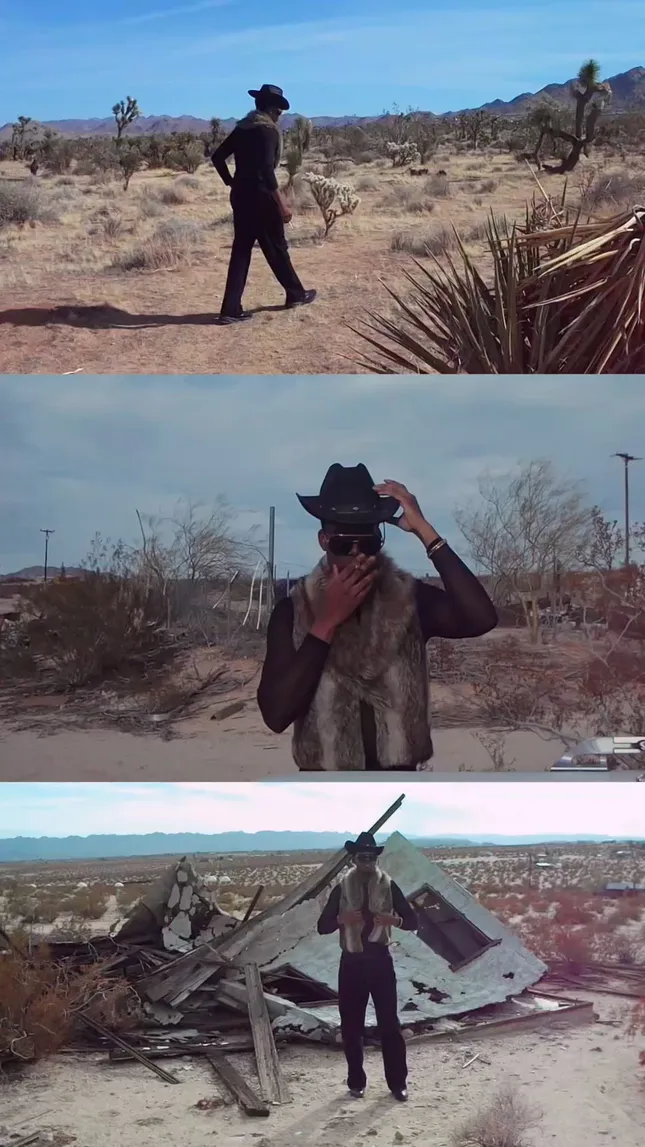 abandoned in the desert